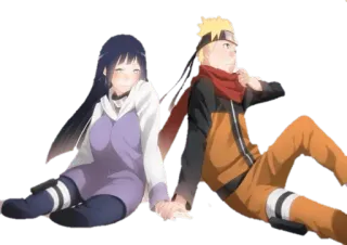 👫 6ae695b4 Naruto Аниме, Мультфильм, Любовь, Пара, Романтика, Хината, Наруто Шиппуден whatsapp sticker