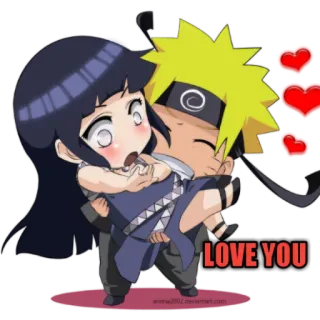 😌 7c44be03 LOVE YOU любовь, романтика, сердечки, пара, нежность, мультфильм, милый whatsapp sticker