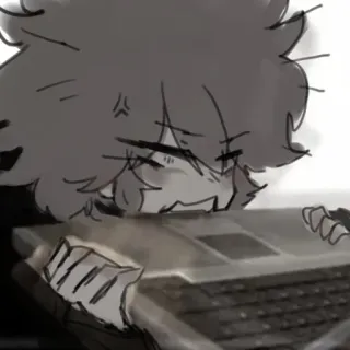 🥢 5098e5e0 แล็ปท็อป, การ์ตูน, คอมพิวเตอร์, ดิจิทัลอาร์ต, ภาพประกอบ telegram sticker