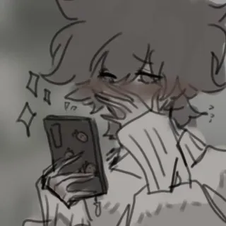 🥢 d874ecaa ตัวละคร, อนิเมะ, โทรศัพท์, มังงะ, ศิลปะ, ภาพวาด telegram sticker