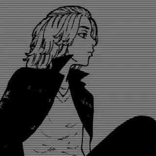 🧸 65721a10 Anime, Mangá, Escala de cinza, Personagem, Pessoa telegram sticker