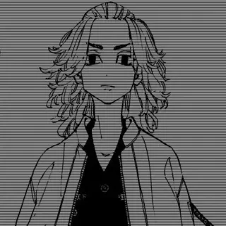 🧸 96ea95c5 Mikey Tokyo Revengers Anime, Mangá, Mikey, Tokyo Revengers, Desenho animado, Personagem telegram sticker