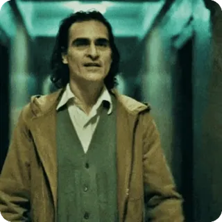 🌟 1ef62d55 Joker Joker, Joaquin Phoenix, Película, Payaso, DC Comics, Villano, Personaje telegram sticker