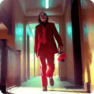 🌟 53bb81a2 Joker Joker, Película, DC Comics, Payaso, Villano, Arthur Fleck telegram sticker