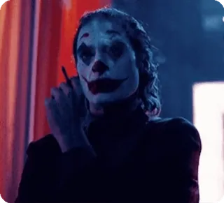 🌟 c60f98da Joker Joker, Película, Payaso, Fumando, DC Comics, Villano telegram sticker