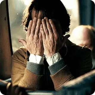 🌟 e3f5d57c Joker Joker, DC Comics, Película, Personaje, Villano, Triste, Cómic telegram sticker