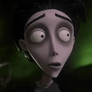 ♣ 9343c8fb Victor Van Dort Corpse Bride animasi, Corpse Bride, Victor Van Dort, Tim Burton, kartun, karakter telegram sticker