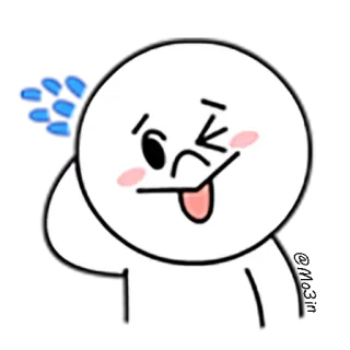 😉 f6fe0d8d 漫画, 絵文字, キャラクター, 可愛い, 面白い telegram sticker