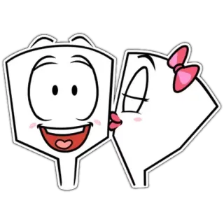 💑 a6ed4e65 cartoon, kiss, love, heart telegram sticker