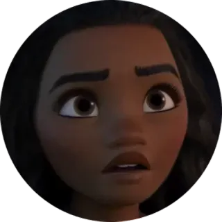 😳 67081e34 Moana disney, filme, desenho animado, princesa, personagem telegram sticker