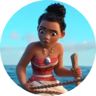 😳 8ffa1bde Moana disney, animação, filme, oceano, ilha, princesa telegram sticker