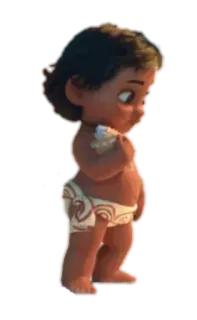 ☹ e55139db Moana bebê, desenho animado, disney, oceano, ilha telegram sticker