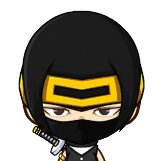 😄 650f3fcb Ninja, Pedang, Pejuang, Katana, Anime telegram sticker