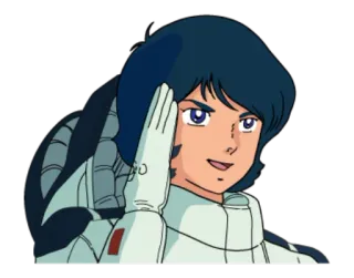 🙂 0f302976 Anime, Militer, Seragam, Hormat telegram sticker