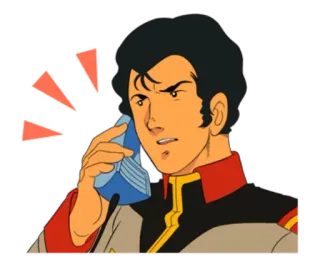 Gundam 0079 + Zeta Gundam telegram stickers