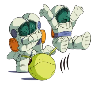 Gundam 0079 + Zeta Gundam telegram stickers