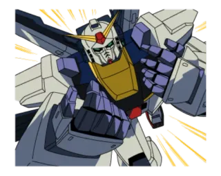 🤖 aeb4971c Gundam robot, mecha, anime, militer, gundam telegram sticker