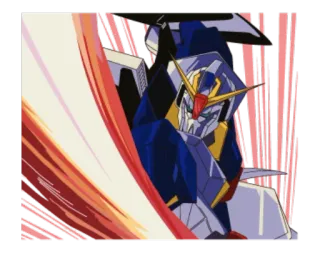 Gundam 0079 + Zeta Gundam whatsapp stickers