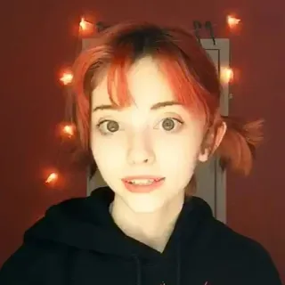 🎾 bd181d28 mujer, pelo rojo, retrato, cara, linda, sonrisa telegram sticker