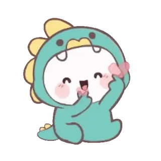 Mochi Dino Animated • @xxyuji telegram stickers