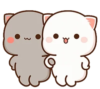 😺 834a5f34 gatto, carino, kawaii, cartone animato, adesivo telegram sticker