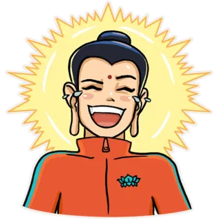 Modern Buddha telegram stickers