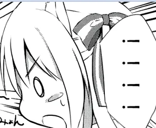 ❗️ 541ce558 みょん anime, mangá, exclamação, chocado, surpreso telegram sticker