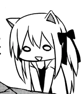 🙃 8bca5395 Anime, Mangá, Chibi, Neko, Kawaii, Desenho animado telegram sticker