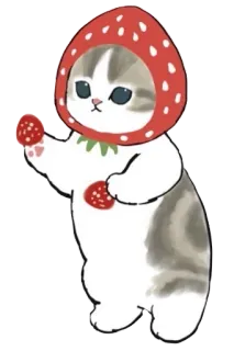 mofu cats ⋆ @tulikettuwu whatsapp stickers