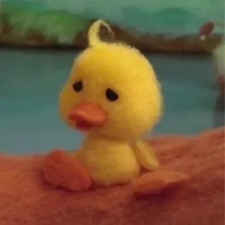 🦆 3d0d0678 Ente, Tier, süß, gelb, Vogel whatsapp sticker