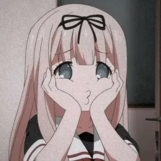 🌸 91b4a93a Anime, Ragazza, Carina, Cartone animato, Manga, Kawaii telegram sticker