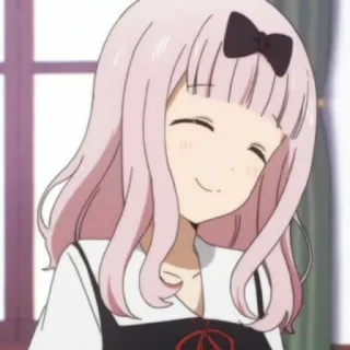 🌸 e1dcbd88 Chika Fujiwara Kaguya-sama: Love Is War Anime, Manga, Cartone animato, Chika Fujiwara, Kaguya-sama Love is War, Carino telegram sticker