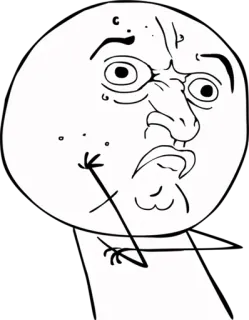 😎 7a8e2ad1 Meme, Rage Face, Internet, Lucu, Humor telegram sticker