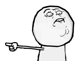 🤨 e9d04468 Meme, Menunjuk, Internet telegram sticker