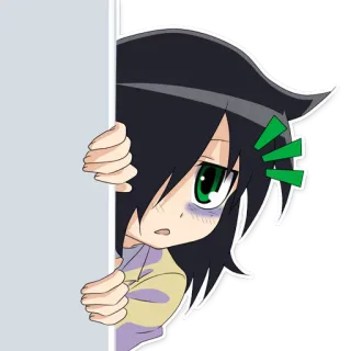 Kuroki Tomoko telegram stickers