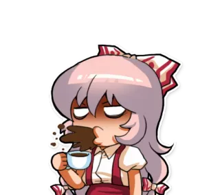 ☕ 2ce75193 anime, manga, kawaii, cute, coffee, girl telegram sticker