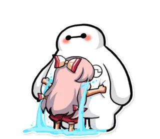 😫 5dd1b01b cartoon, anime, hug, crying, emotional, cute telegram sticker