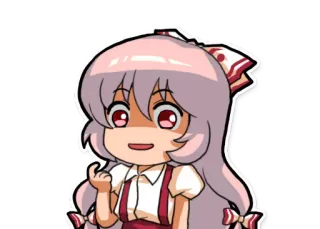 😓 8213ccd9 anime, manga, character, girl, cartoon, middle finger telegram sticker