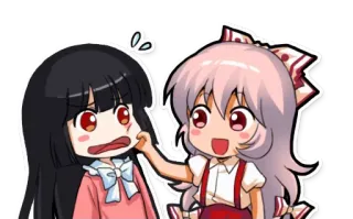 😚 83ed73a5 anime, chibi, cute, character, friends telegram sticker