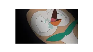 🤮 38805d68 сова, грустный, плачущий, мультик, эмоция, птица whatsapp sticker