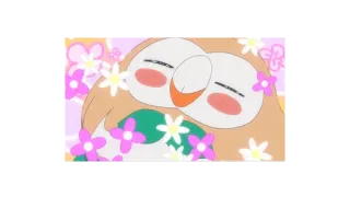 🥰 76a83084 Rowlet покемон, аниме, роулет, милый, сова, мультфильм whatsapp sticker