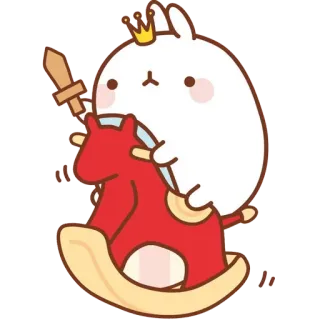 Molang telegram stickers
