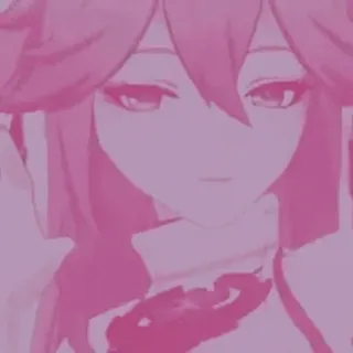 💖 00f3364d Yae Miko Genshin Impact ยาเอะ มิโกะ, เก็นชิน อิมแพ็ค, อนิเมะ, วิดีโอเกม, ตัวละคร telegram sticker