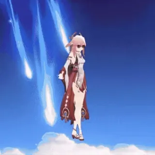 ✨ 4fe52fec Yae Miko Genshin Impact วิดีโอเกม, อนิเมะ, ยาเอะ มิโกะ, เก็นชิน อิมแพ็ค telegram sticker