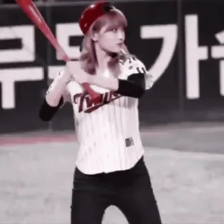 🍑 90e90ebd béisbol, deporte, mujer, jugadora de béisbol, atleta whatsapp sticker