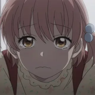 🎀 03a7cace anime, crying, sad, girl telegram sticker