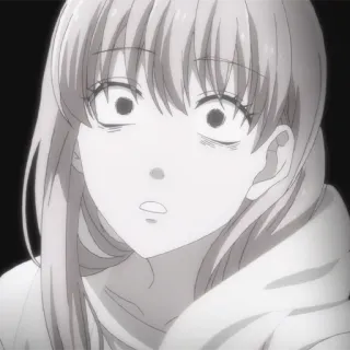 🎀 2239b7dc anime, girl, shock, portrait telegram sticker