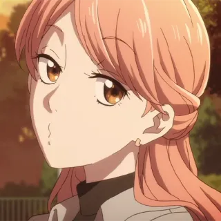 🎀 7098813a anime, woman, pink hair, cartoon, portrait telegram sticker