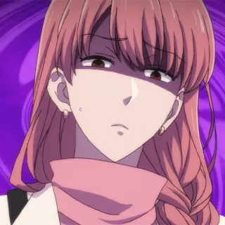 🎀 7eb115a4 anime, woman, character, expression, upset, serious telegram sticker