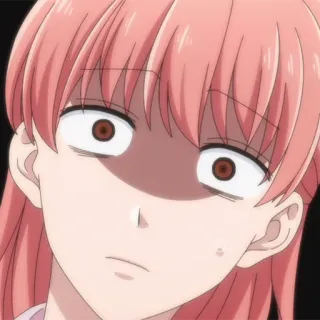 🎀 8b1dfec1 anime, girl, expression, shocked, scared telegram sticker